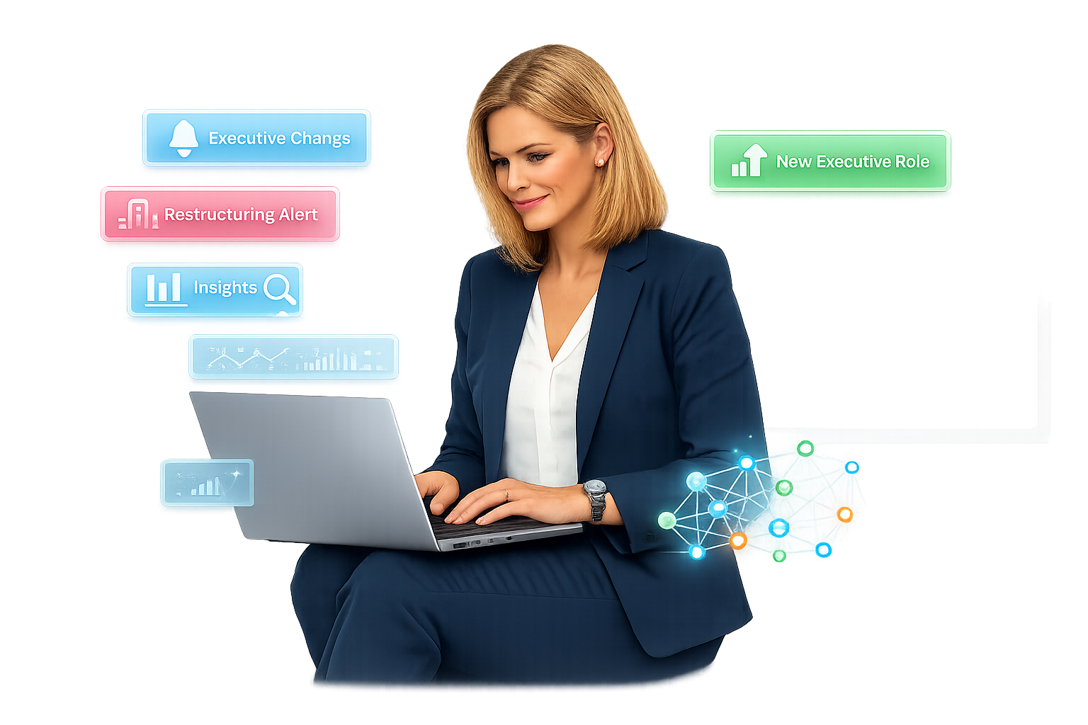 Executive search intelligence dashboard preview